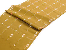 画像をギャラリービューアに読み込む, 帯揚げ 帯締め セット 正絹 濃からし地 市松更紗 普段のお出かけに 和装小物 着付け小物 着物 和服 和装 レディース おびあげ おびじめ 女性 送料無料 あす楽 wg