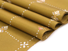 画像をギャラリービューアに読み込む, 帯揚げ 帯締め セット 正絹 濃からし地 市松更紗 普段のお出かけに 和装小物 着付け小物 着物 和服 和装 レディース おびあげ おびじめ 女性 送料無料 あす楽 wg