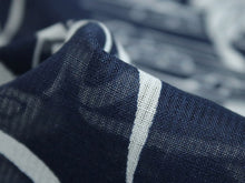 画像をギャラリービューアに読み込む, 洗える着物 着物 単衣用 夏 紗 フルオーダー お仕立て付 ウォッシャブル 小紋 夏着物 カジュアル お洒落着 薄物 コート 羽織 着尺 反物 テイジン 紺 牡丹 花 女性 レディース KZ 送料無料 ktふに