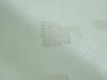 画像をギャラリービューアに読み込む, 名古屋帯 夏 紗 単品 正絹 仕立て付き 九寸 なごや帯 六通 フォーマル 西陣織 三幸織物謹製 証紙付き 薄グリーン 轡唐草 花菱 女性 レディース 着物 お茶 和装 和服 新品 日本製 送料無料