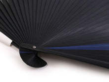 画像をギャラリービューアに読み込む, 扇子 男性用 袋付き セット 黒 ブルー キュービック 綿 コットン 箱入り メンズ 父の日 プレゼント ギフト おしゃれ 普段使いに 紳士用 男性 せんす 扇子袋 和装小物 夏 送料無料