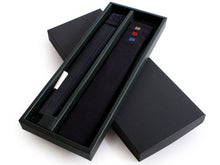 画像をギャラリービューアに読み込む, 扇子 男性用 袋付き セット 黒 ブルー キュービック 綿 コットン 箱入り メンズ 父の日 プレゼント ギフト おしゃれ 普段使いに 紳士用 男性 せんす 扇子袋 和装小物 夏 送料無料