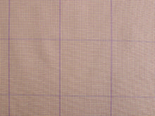 画像をギャラリービューアに読み込む, 正絹 お召し 小紋 反物 フルオーダー 仕立て付き 着物 和装 和服 ピンクベージュ 格子 着尺 単品 袷 単衣 女性 レディース 送料無料