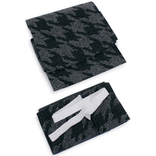 画像をギャラリービューアに読み込む, 仕立て上がり 軽装なごや帯 グレー 黒 千鳥格子 綿 一人で簡単に帯結びができる 作り帯 ワンタッチ帯 お太鼓 付け帯 wg