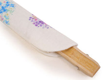 画像をギャラリービューアに読み込む, 扇子 女性用 袋付き セット 紺 あじさい 綿 コットン 箱入り レディース 母の日 プレゼント ギフト おしゃれ 普段使いに 婦人用 女性 レディース せんす 扇子袋 和装小物 夏