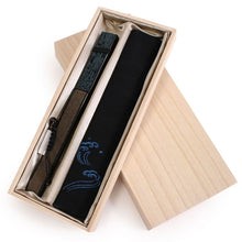 画像をギャラリービューアに読み込む, 扇子 扇子袋 2点セット メンズ 男性用 モスグリーン 波 箱入り メンズ エコ ギフト プレゼント 春 夏 父の日 紳士 男 男性 京扇子 せんす y2 送料無料