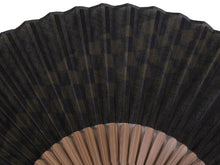 画像をギャラリービューアに読み込む, 扇子 扇子袋 2点セット メンズ 男性用 黒 カーキ 市松 箱入り メンズ エコ ギフト プレゼント 春 夏 父の日 紳士 男 男性 京扇子 せんす y2
