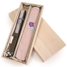画像をギャラリービューアに読み込む, 扇子 扇子袋 2点セット レディース 薄ピンク 鳥 枝花 箱入り エコ ギフト プレゼント 春 夏 母の日 婦人 女性 女 京扇子 せんす y2 送料無料