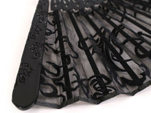 画像をギャラリービューアに読み込む, 扇子 扇子袋 2点セット レディース 黒 ダマスク 箱入り エコ ギフト プレゼント 春 夏 母の日 婦人 女性 女 京扇子 せんす y2 送料無料