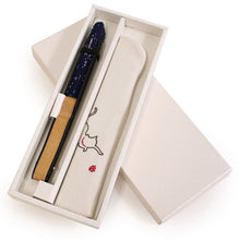 画像をギャラリービューアに読み込む, 扇子 扇子袋 2点セット レディース 紺 猫 鈴 箱入り エコ ギフト プレゼント 春 夏 母の日 婦人 女性 女 京扇子 せんす y2 送料無料