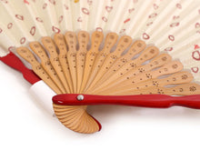 画像をギャラリービューアに読み込む, 扇子 扇子袋 2点セット レディース ベージュ 猫 鈴 箱入り エコ ギフト プレゼント 春 夏 母の日 婦人 女性 女 京扇子 せんす y2 送料無料