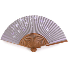 画像をギャラリービューアに読み込む, 扇子 女性用 単品 シルバー 鉄線 レディース 大きめ エコ ギフト プレゼント 春 夏 母の日 婦人 女性 女 京扇子 せんす y2