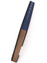 画像をギャラリービューアに読み込む, 扇子 男性用 単品 紺 青海波 メンズ エコ ギフト プレゼント 春 夏 父の日 紳士 男 男性 京扇子 せんす y2