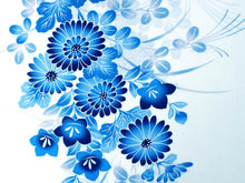 画像をギャラリービューアに読み込む, 浴衣 反物 東レ セオアルファ 浴衣 単品 仕立て付き 薄ブルー地 濃藍 秋草 女性 レディース フルオーダー 和装 和服 日本製 レトロ 送料無料 セール対象外 京都 nb