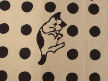 画像をギャラリービューアに読み込む, 手ぬぐい マスク セット ゴム 付き 注染 ベージュ ねこ ドット 手拭いマスク 生地 てぬぐい 手拭 綿100% かわいい おしゃれ マスクキット 大人 子供 女性 男性 日本製