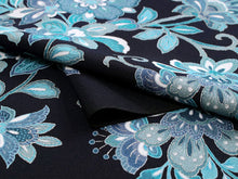 画像をギャラリービューアに読み込む, 正絹 小紋 反物 フルオーダー 仕立て付き 着物 和装 和服 黒紫 更紗 着尺 単品 袷 単衣 女性 レディース 送料無料