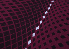 画像をギャラリービューアに読み込む, 正絹 小紋 反物 フルオーダー 仕立て付き 着物 和装 和服 赤紫 菱 縞 着尺 単品 袷 単衣 女性 レディース 送料無料