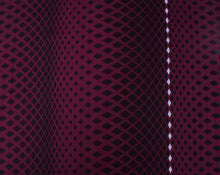 画像をギャラリービューアに読み込む, 正絹 小紋 反物 フルオーダー 仕立て付き 着物 和装 和服 赤紫 菱 縞 着尺 単品 袷 単衣 女性 レディース 送料無料