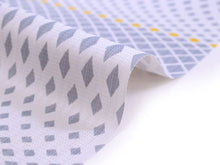 画像をギャラリービューアに読み込む, 正絹 小紋 反物 フルオーダー 仕立て付き 着物 和装 和服 グレー 菱 縞 着尺 単品 袷 単衣 女性 レディース 送料無料