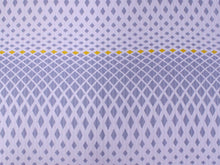 画像をギャラリービューアに読み込む, 正絹 小紋 反物 フルオーダー 仕立て付き 着物 和装 和服 グレー 菱 縞 着尺 単品 袷 単衣 女性 レディース 送料無料