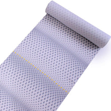 画像をギャラリービューアに読み込む, 正絹 小紋 反物 フルオーダー 仕立て付き 着物 和装 和服 グレー 菱 縞 着尺 単品 袷 単衣 女性 レディース 送料無料