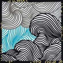 画像をギャラリービューアに読み込む, 風呂敷 ふろしき 大判 105cm 川島織物セルコン 彩華波涛 綿 日本製 カッコイイ おしゃれ 和 コットン ギフト プレゼント ふろしき お洒落 大人 女性 和柄 和風 バッグ ネコポス便発送可能