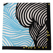 画像をギャラリービューアに読み込む, 風呂敷 ふろしき 大判 105cm 川島織物セルコン 彩華波涛 綿 日本製 カッコイイ おしゃれ 和 コットン ギフト プレゼント ふろしき お洒落 大人 女性 和柄 和風 バッグ ネコポス便発送可能