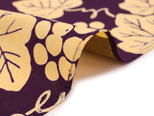 画像をギャラリービューアに読み込む, 風呂敷 大判 エコバッグ 105cm 紫 緑 葡萄 リバーシブル 綿 日本製 かわいい おしゃれ 和 コットン ギフト プレゼント 両面 ふろしき バッグ お洒落 大人 女性 和柄 和風 ネコポス便発送可能
