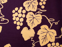 画像をギャラリービューアに読み込む, 風呂敷 大判 エコバッグ 105cm 紫 緑 葡萄 リバーシブル 綿 日本製 かわいい おしゃれ 和 コットン ギフト プレゼント 両面 ふろしき バッグ お洒落 大人 女性 和柄 和風 ネコポス便発送可能