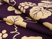 画像をギャラリービューアに読み込む, 風呂敷 大判 エコバッグ 105cm 紫 緑 葡萄 リバーシブル 綿 日本製 かわいい おしゃれ 和 コットン ギフト プレゼント 両面 ふろしき バッグ お洒落 大人 女性 和柄 和風 ネコポス便発送可能