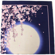 画像をギャラリービューアに読み込む, 風呂敷 ふろしき 大判 118cm エコバッグ 春 桜 月 花見 綿 日本製 きれいい 上品 おしゃれ 和 コットン ギフト プレゼント ふろしき 大ふろしき お洒落 大人 女性 和柄 和風 バッグ タペストリー ネコポス便発送可能