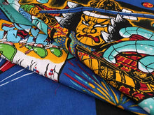 画像をギャラリービューアに読み込む, 風呂敷 大判 112cm エコバッグ 日本の祭り 祇園祭 ねぷた 阿波踊り 綿 日本製 おしゃれ 和 コットン ギフト プレゼント ふろしき お洒落 バッグ エコ 大人 女性 和柄 和風 ネコポス便発送可能