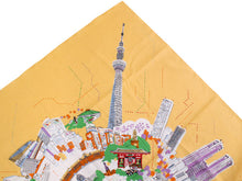 画像をギャラリービューアに読み込む, 風呂敷 ふろしき 大判 97cm 二四巾 現代の東京〈昼〉東京タワー スカイツリー 浅草 綿 日本製 おしゃれ 和 コットン ギフト プレゼント エコ バッグ 大人 女性 和柄 和風 バッグ