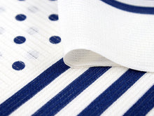 画像をギャラリービューアに読み込む, 帯揚げ 単品 夏 正絹 白・紺地 ストライプ・ドット柄 帯あげ 絽 和装小物 和装 夏着物 絽 紗 夏物 小紋 おしゃれ 上品 ネコポス発送可能 あす楽