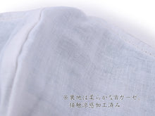 画像をギャラリービューアに読み込む, マスク 洗えるマスク Wガーゼ 接触涼感 薄水色 柳 息苦しくない 肌に優しい キシリトール加工 夏 洗える 在庫あり 日本製 耳ゴム 国内発送 個包装 女性 男性 大人 大きめ