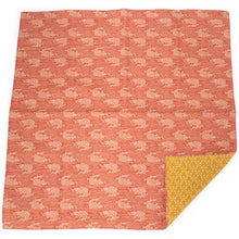 画像をギャラリービューアに読み込む, 風呂敷 ふろしき 尺三巾 渋オレンジ地 荒磯 山吹地 梅小鉢 49cm リバーシブル 綿 日本製 かわいい おしゃれ めでたい 吉祥 和 コットン ギフト プレゼント 両面 お弁当箱 エコ ネコポス発送可能 あす楽