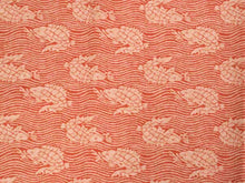 画像をギャラリービューアに読み込む, 風呂敷 ふろしき 尺三巾 渋オレンジ地 荒磯 山吹地 梅小鉢 49cm リバーシブル 綿 日本製 かわいい おしゃれ めでたい 吉祥 和 コットン ギフト プレゼント 両面 お弁当箱 エコ ネコポス発送可能 あす楽