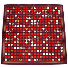 画像をギャラリービューアに読み込む, 風呂敷 ふろしき 尺三巾 49cm 赤茶地 ドット 家紋 綿 日本製 かわいい おしゃれ 和 コットン ギフト プレゼント お弁当箱 エコ 弁当包み ランチクロス オールシーズン ネコポス発送可能 あす楽