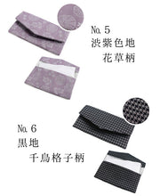 画像をギャラリービューアに読み込む, 洗える涼やか絹マスク マスクケース 6柄 格子柄 麻の葉柄 花草柄 千鳥格子柄 2点セット マスク 日本製 洗えるマスク シルク 絹 吸湿冷感 キシリトール加工 抗菌加工 銀イオン 清潔 収納 女性 男性 敬老の日 ギフト