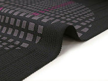 画像をギャラリービューアに読み込む, 着物 反物 正絹小紋反物 黒地 ドット丸紋 ストライプ フルオーダーお仕立て付き 手縫い仕立て 丹後ちりめん 小紋 着物反物 着物 和装 和服 レディース 女性