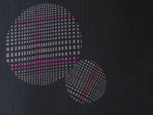 画像をギャラリービューアに読み込む, 着物 反物 正絹小紋反物 黒地 ドット丸紋 ストライプ フルオーダーお仕立て付き 手縫い仕立て 丹後ちりめん 小紋 着物反物 着物 和装 和服 レディース 女性