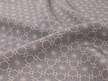 画像をギャラリービューアに読み込む, 着物 反物 正絹小紋反物 グレー地 北斎模様 さくらワリ モチーフ 桜紋 フルオーダーお仕立て付き 手縫い仕立て 丹後ちりめん 小紋 着物反物 着物 和装 和服 レディース 女性