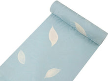 画像をギャラリービューアに読み込む, 着物 反物 正絹小紋反物 ブルー地 葉紋様 本手染ろうけつ フルオーダーお仕立て付き 手縫い仕立て 丹後ちりめん 水撚ちりめん 小紋 着物反物 着物 和装 和服 レディース 女性