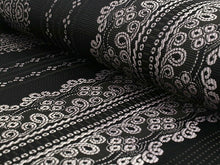 画像をギャラリービューアに読み込む, 正絹袋帯 博多織 黒地献上華紋 本場筑前博多織 協和織物謹製 博多帯 袋帯 レディース 女性
