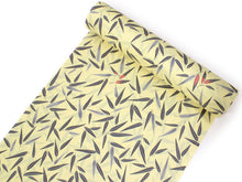 画像をギャラリービューアに読み込む, 洗える着物 東レ シルック 小紋 反物 単品 フルオーダー 仕立て付 袷 単衣 クリームイエロー地 氷割れ地紋に笹尽くし柄 レディース 女性 和装 和服 きもの おしゃれ 上品 TORAY sillook ポリエステル 送料無料