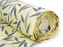 画像をギャラリービューアに読み込む, 洗える着物 東レ シルック 小紋 反物 単品 フルオーダー 仕立て付 袷 単衣 クリームイエロー地 氷割れ地紋に笹尽くし柄 レディース 女性 和装 和服 きもの おしゃれ 上品 TORAY sillook ポリエステル 送料無料