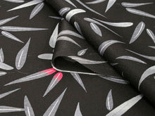 画像をギャラリービューアに読み込む, 洗える着物 東レ シルック 小紋 反物 単品 フルオーダー 仕立て付 袷 単衣 黒地 氷割れ地紋に笹尽くし柄 レディース 女性 和装 和服 きもの おしゃれ 上品 TORAY sillook ポリエステル 送料無料