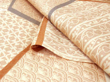 画像をギャラリービューアに読み込む, 洗える着物 東レ シルック 小紋 反物 単品 フルオーダー 仕立て付 袷 単衣 江戸茶地 氷割れ地紋に名物裂柄 レディース 女性 和装 和服 きもの おしゃれ 上品 TORAY sillook ポリエステル 送料無料