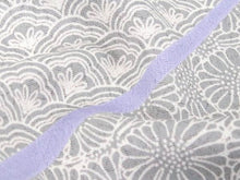 画像をギャラリービューアに読み込む, 洗える着物 東レ シルック 小紋 反物 単品 フルオーダー 仕立て付 袷 単衣 グレー地 氷割れ地紋に名物裂柄 レディース 女性 和装 和服 きもの おしゃれ 上品 TORAY sillook ポリエステル 送料無料