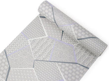 画像をギャラリービューアに読み込む, 洗える着物 東レ シルック 小紋 反物 単品 フルオーダー 仕立て付 袷 単衣 グレー地 氷割れ地紋に名物裂柄 レディース 女性 和装 和服 きもの おしゃれ 上品 TORAY sillook ポリエステル 送料無料